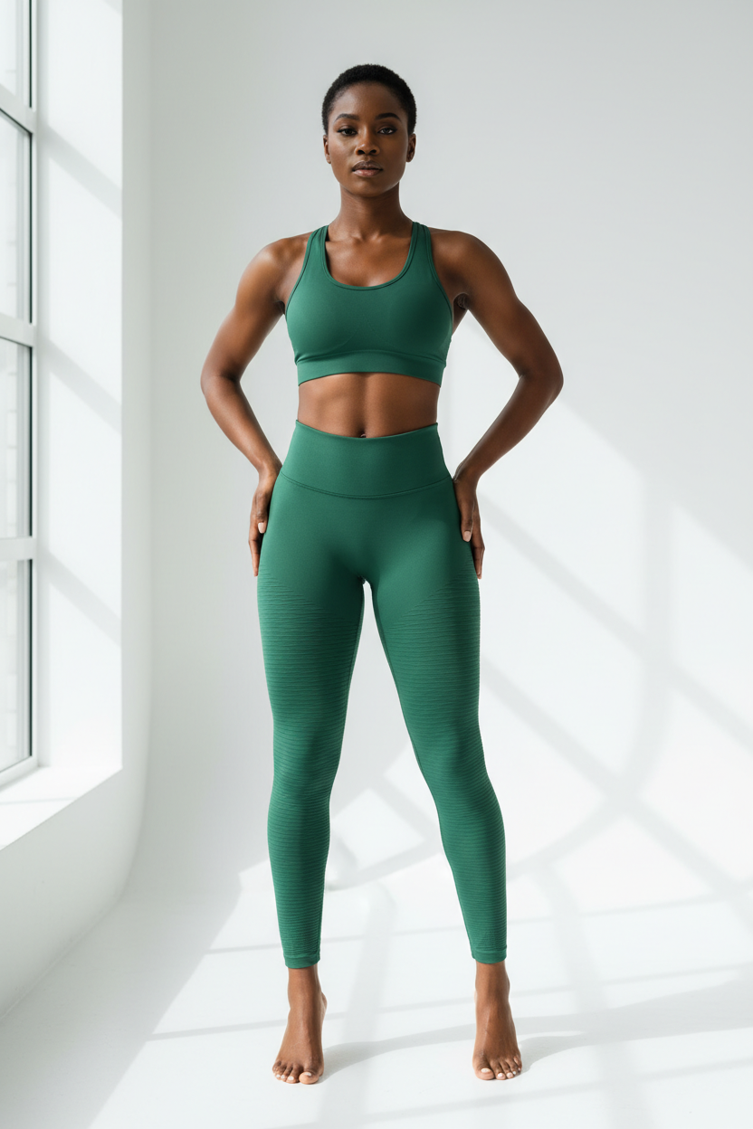 Legging Vert - Face (Femme noire)