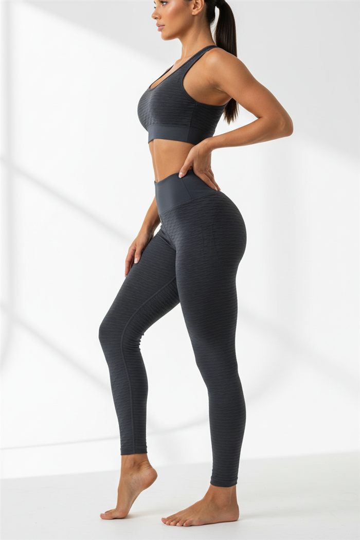 likemyself Leggings in Anthrazitgrau