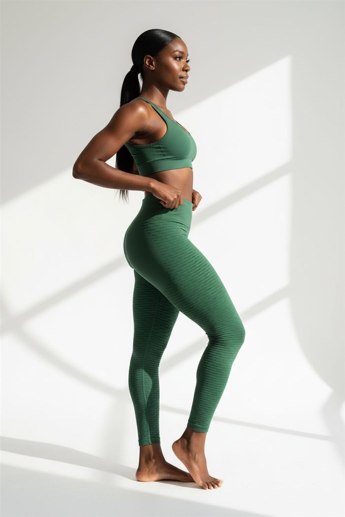 likemyself Leggings in Grün